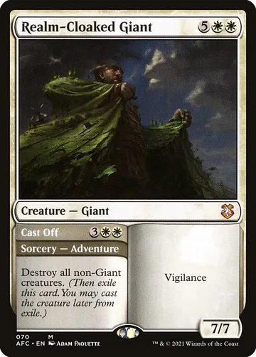 Realm-Cloaked Giant // Cast Off 70