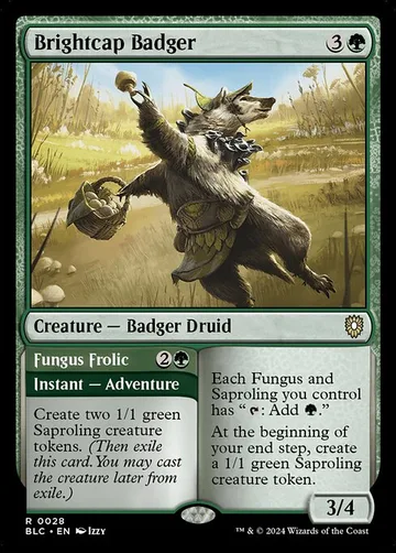 Brightcap Badger // Fungus Frolic 28