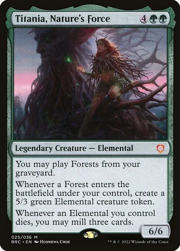 Titania, Nature's Force 25
