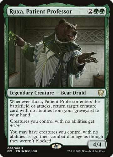 Ruxa, Patient Professor 66