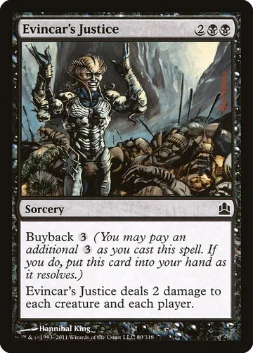 Evincar's Justice 80