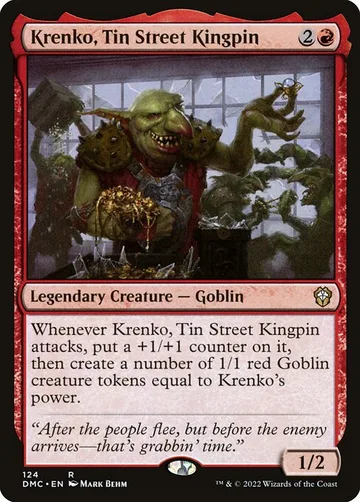 Krenko, Tin Street Kingpin 124