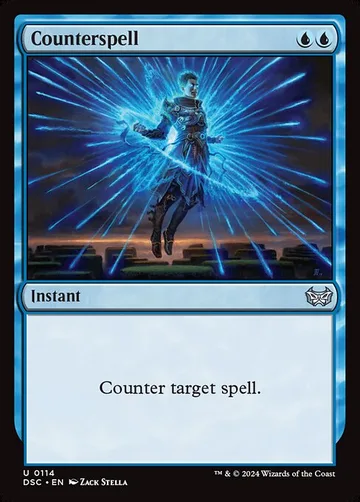 Counterspell 114, carta de Magic: The Gathering de Duskmourn: House of Horror Commander