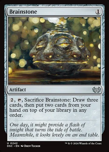 Brainstone 242, carta de Magic: The Gathering de Duskmourn: House of Horror Commander