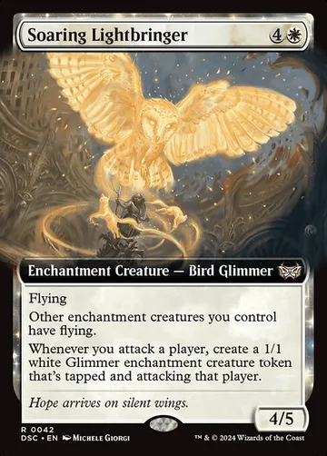 Soaring Lightbringer 42, carta de Magic: The Gathering de Duskmourn: House of Horror Commander