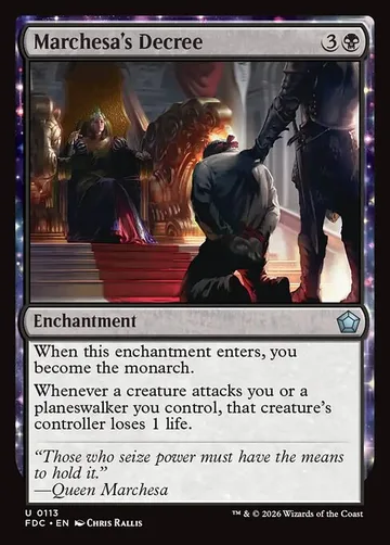 Marchesa's Decree 113