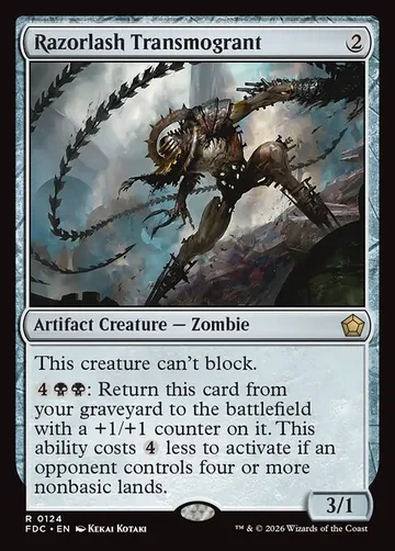 Razorlash Transmogrant 124