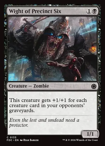 Wight of Precinct Six 133