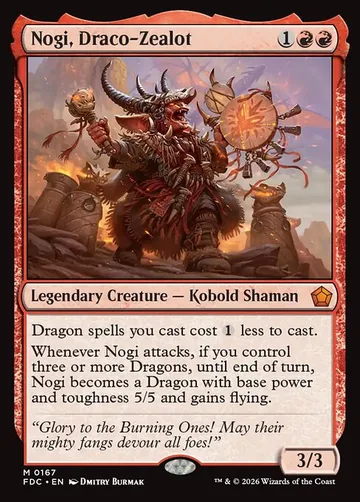 Nogi, Draco-Zealot 167