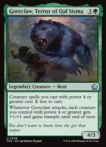 Goreclaw, Terror of Qal Sisma 208