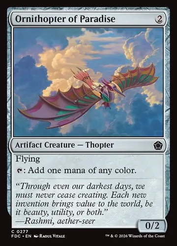 Ornithopter of Paradise 277