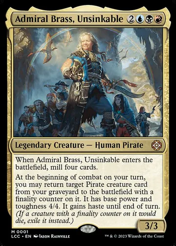 Admiral Brass, Unsinkable 1