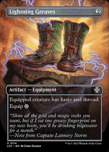 Lightning Greaves 114