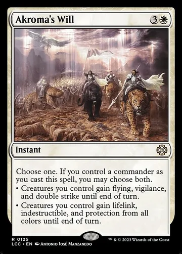 Akroma's Will 125