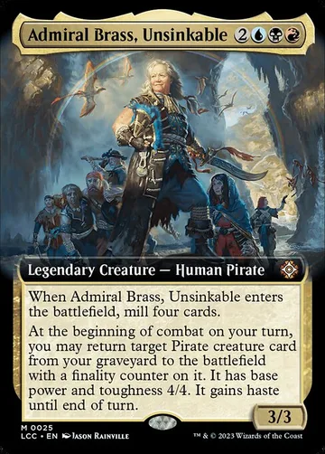 Admiral Brass, Unsinkable 25