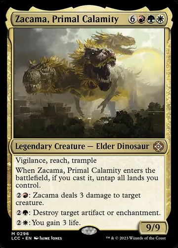 Zacama, Primal Calamity 296