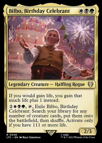 Bilbo, Birthday Celebrant 48