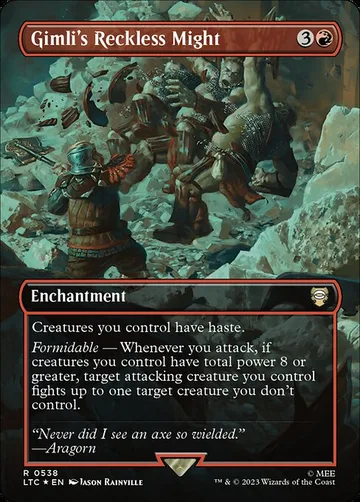 Gimli's Reckless Might 538
