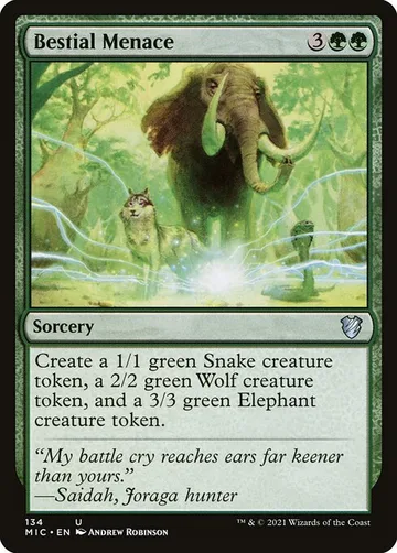 Bestial Menace 134