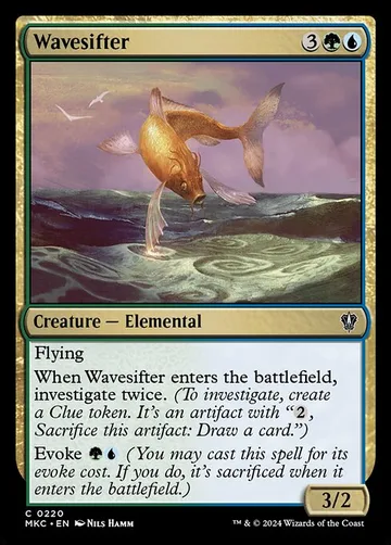 Wavesifter 220, carta de Magic: The Gathering de Murders at Karlov Manor Commander