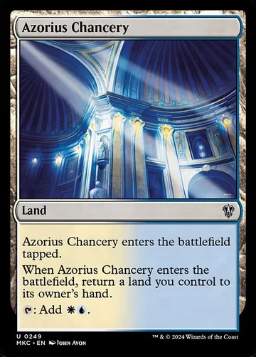 Azorius Chancery 249, carta de Magic: The Gathering de Murders at Karlov Manor Commander