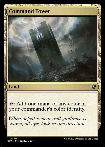 Command Tower 256, carta de Magic: The Gathering de Murders at Karlov Manor Commander