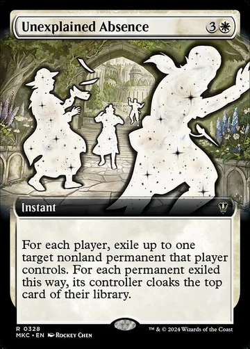 Unexplained Absence 328, carta de Magic: The Gathering de Murders at Karlov Manor Commander