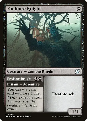 Foulmire Knight // Profane Insight 249