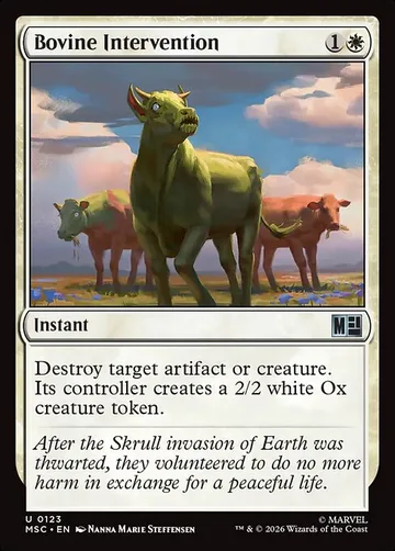 Bovine Intervention 123