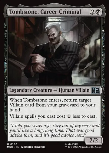 Tombstone, Career Criminal 160
