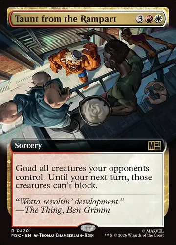 Taunt from the Rampart 420