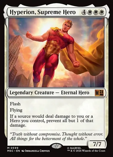 Hyperion, Supreme Hero 599