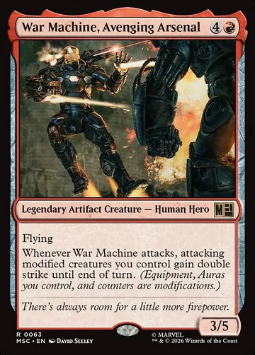 War Machine, Avenging Arsenal 63
