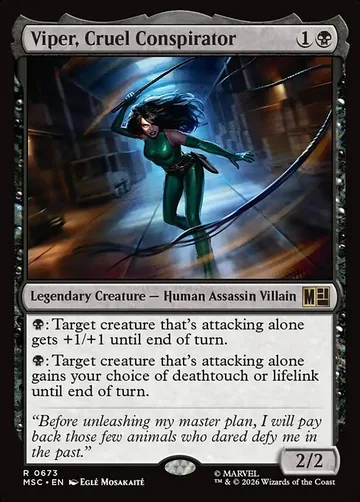 Viper, Cruel Conspirator 673