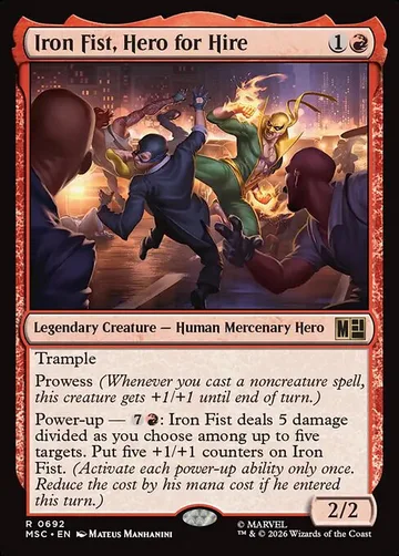 Iron Fist, Hero for Hire 692