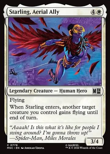 Starling, Aerial Ally 778