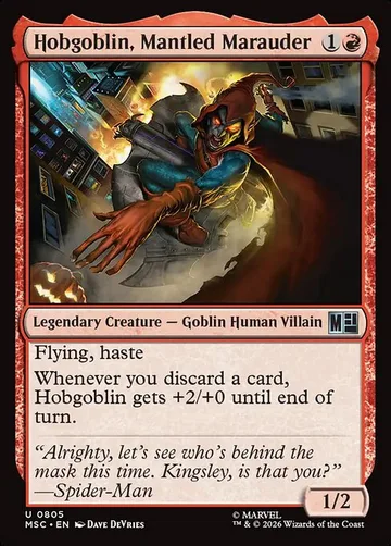 Hobgoblin, Mantled Marauder 805