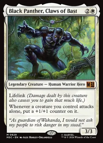 Black Panther, Claws of Bast 829