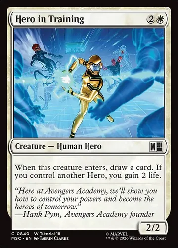 Hero in Training 840