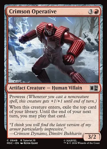 Crimson Operative 848