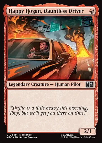 Happy Hogan, Dauntless Driver 849