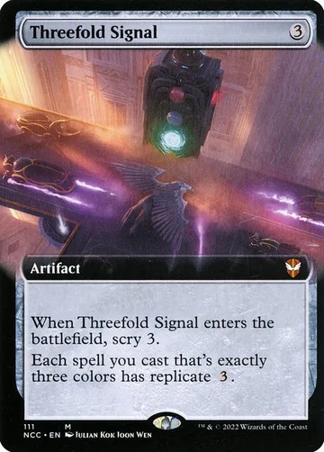 Threefold Signal 111