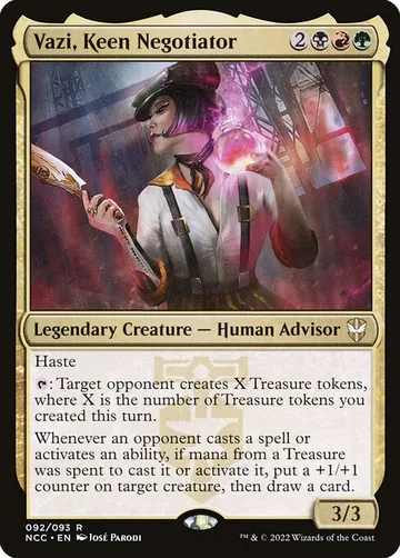 Vazi, Keen Negotiator 92