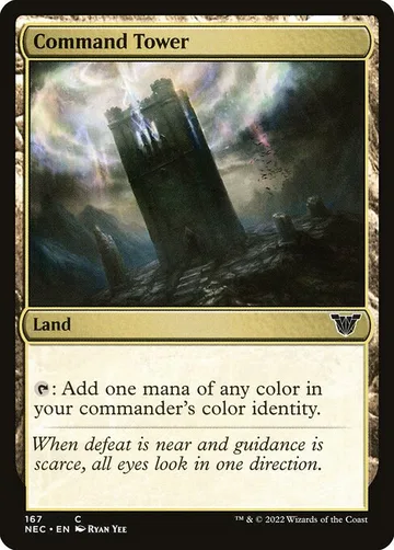 Command Tower 167, carta de Magic: The Gathering de Neon Dynasty Commander