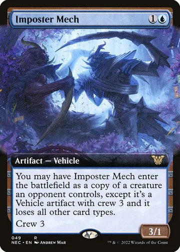Imposter Mech 49, carta de Magic: The Gathering de Neon Dynasty Commander