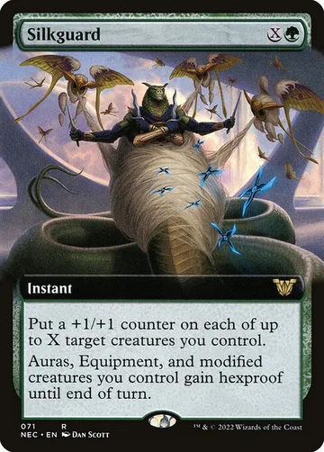 Silkguard 71, carta de Magic: The Gathering de Neon Dynasty Commander