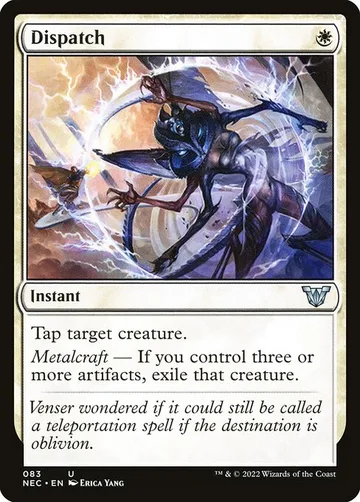 Dispatch 83, carta de Magic: The Gathering de Neon Dynasty Commander