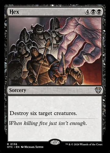 Hex 136, carta de Magic: The Gathering de Outlaws of Thunder Junction Commander