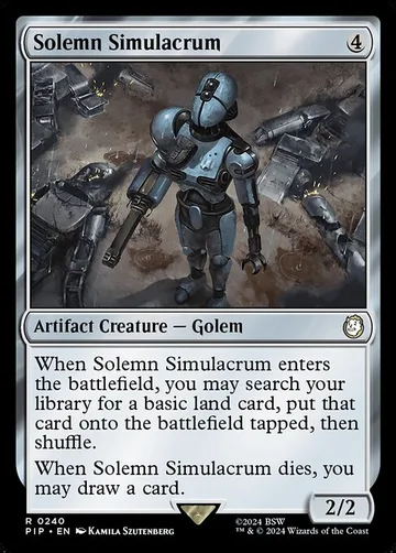 Solemn Simulacrum 240