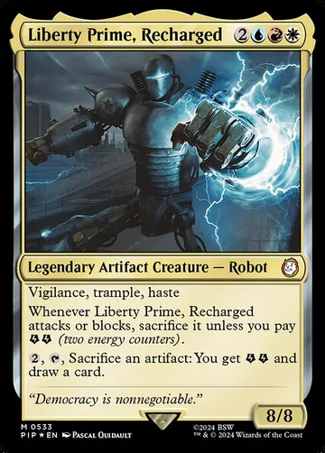 Liberty Prime, Recharged 533